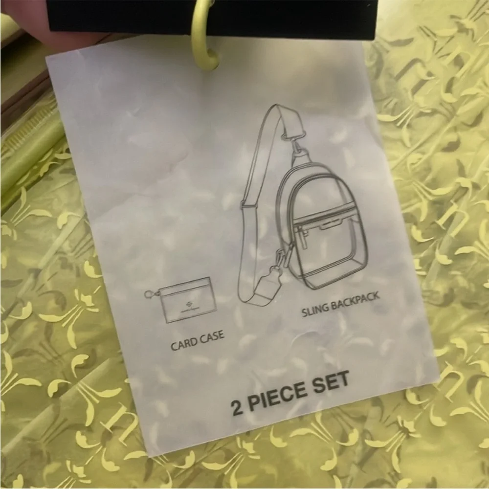 Nanette Lepore Clear Green Slingbag
